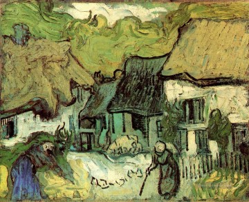 Thatched Häuschen in Jorgus Vincent van Gogh Ölgemälde